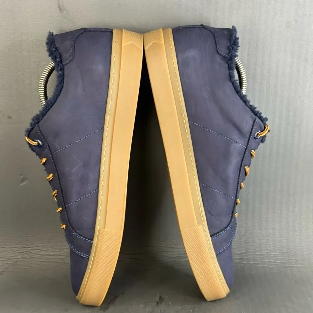 GREATS ROYALE SHEARLING LINED SNEAKER shoes  MENS Blue size 12